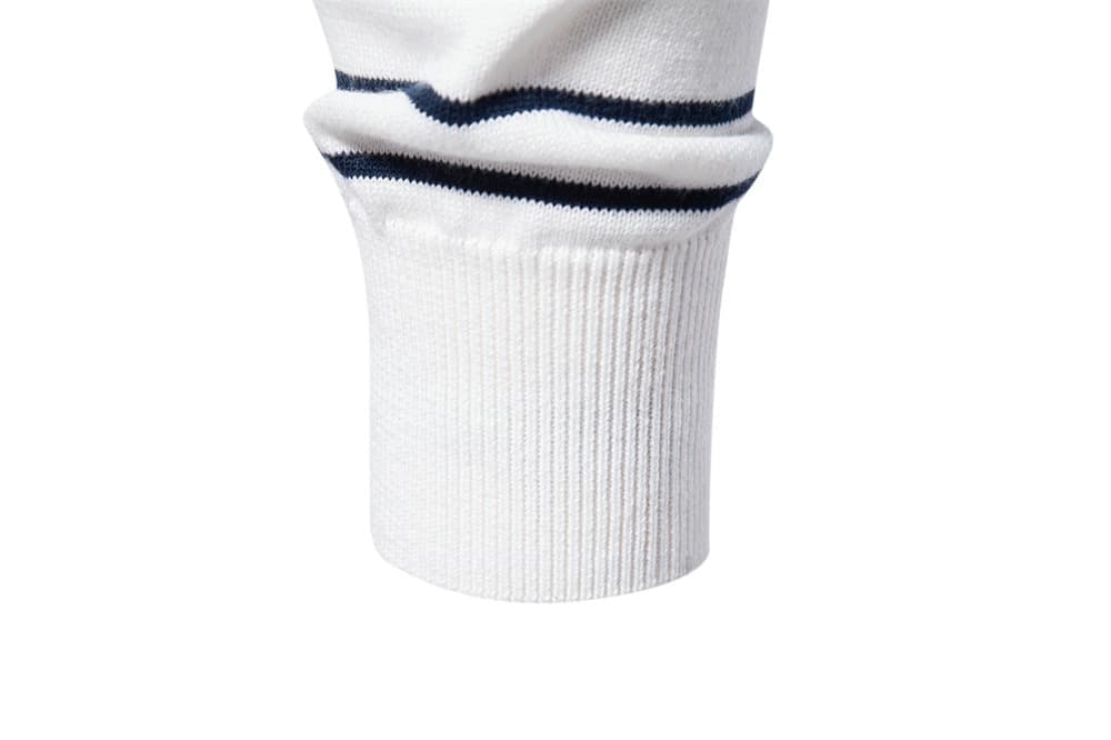 Men’s Casual Horizontal Stripe Knit Sweater