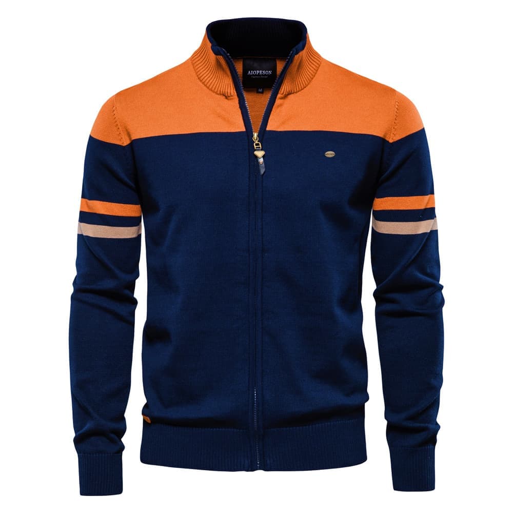 Men’s Casual Full Zip Cardigan Sweater