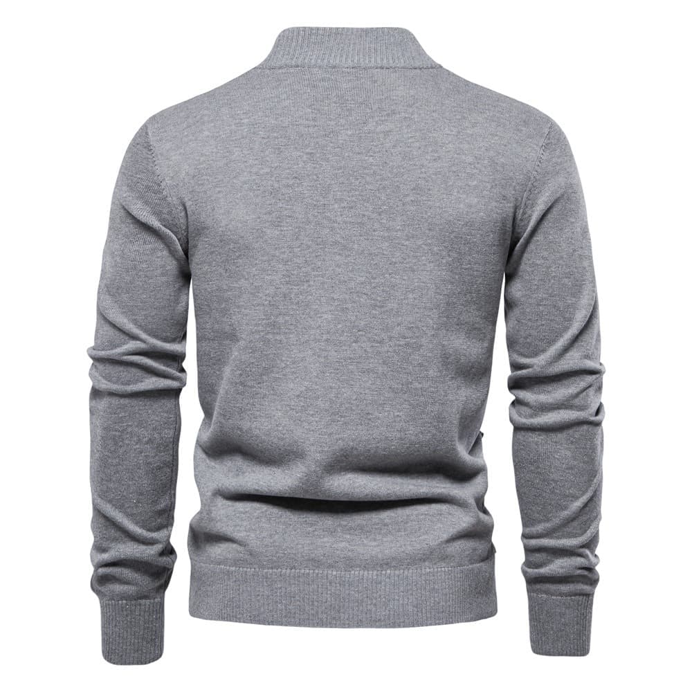 Men’s Casual Button Front Sweater Jacket