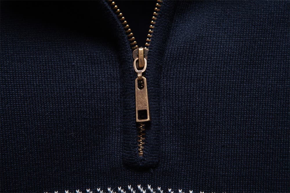 Men’s Casual Chest Stripe Sweater