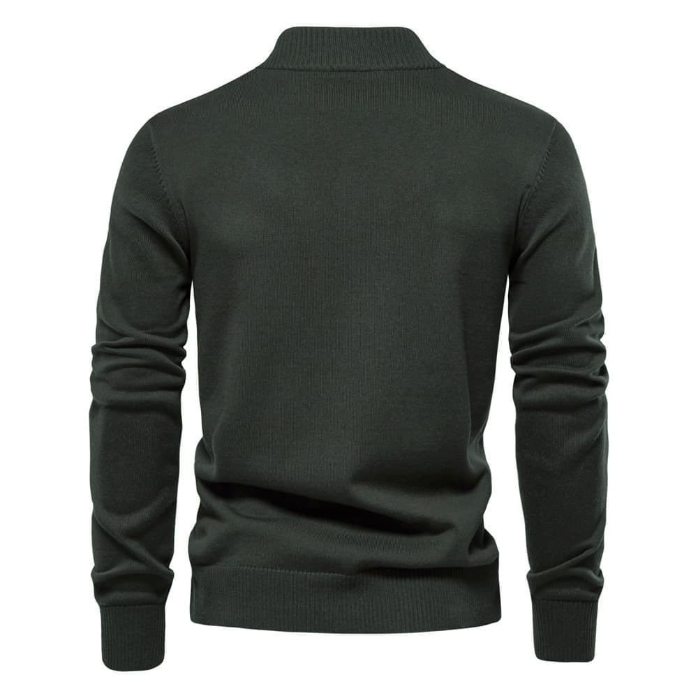 Men’s Casual Button Front Sweater Jacket