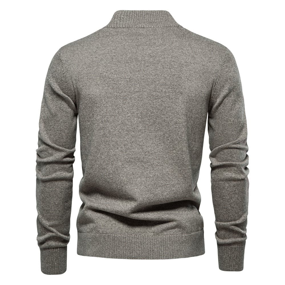 Men’s Casual Button Front Sweater Jacket