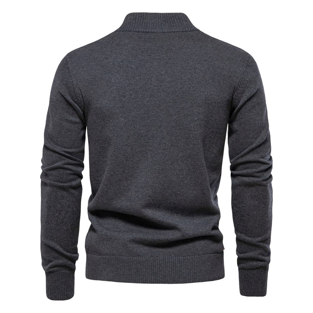 Men’s Casual Button Front Sweater Jacket