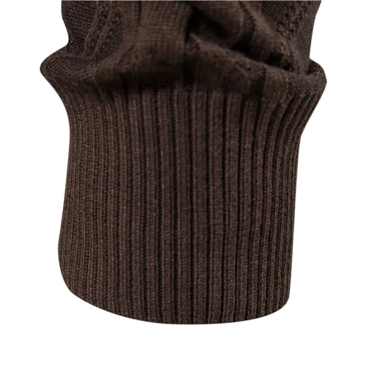 Men’s Shawl Collar Cable Knit Cardigan