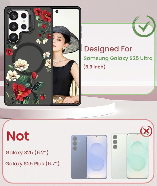Floral MagSafe Compatible Phone Case
