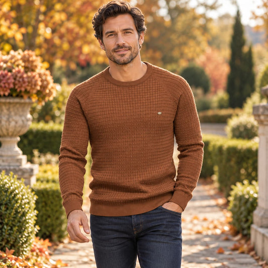 Men’s Casual Long Sleeve Knit Sweater