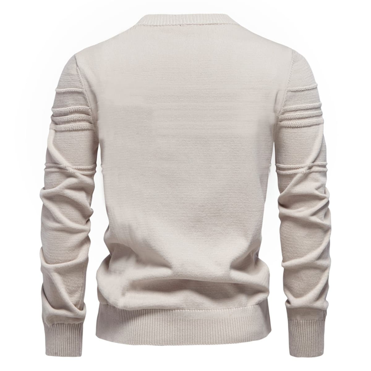 Men’s Casual Cross Stripe Sweater