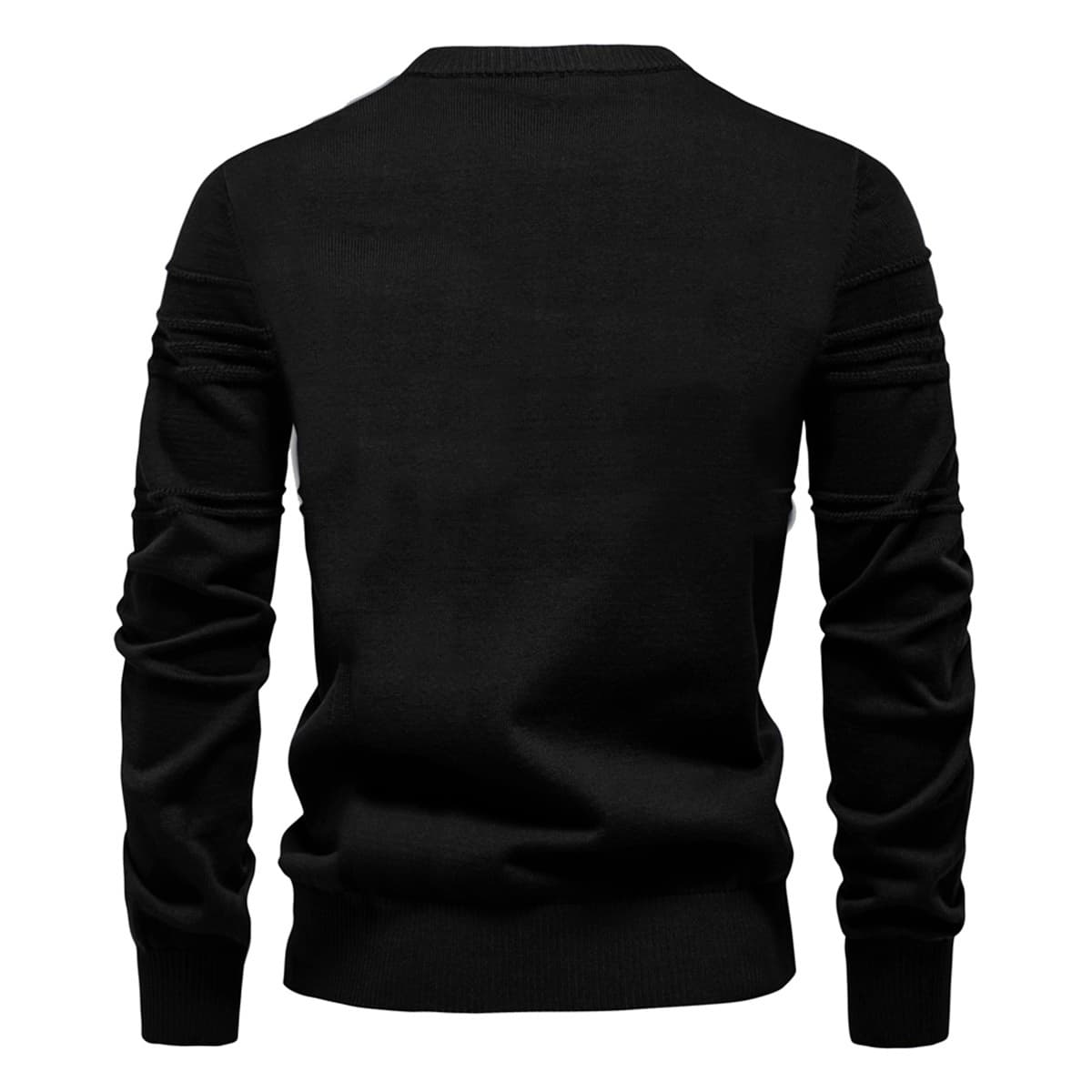 Men’s Casual Cross Stripe Sweater
