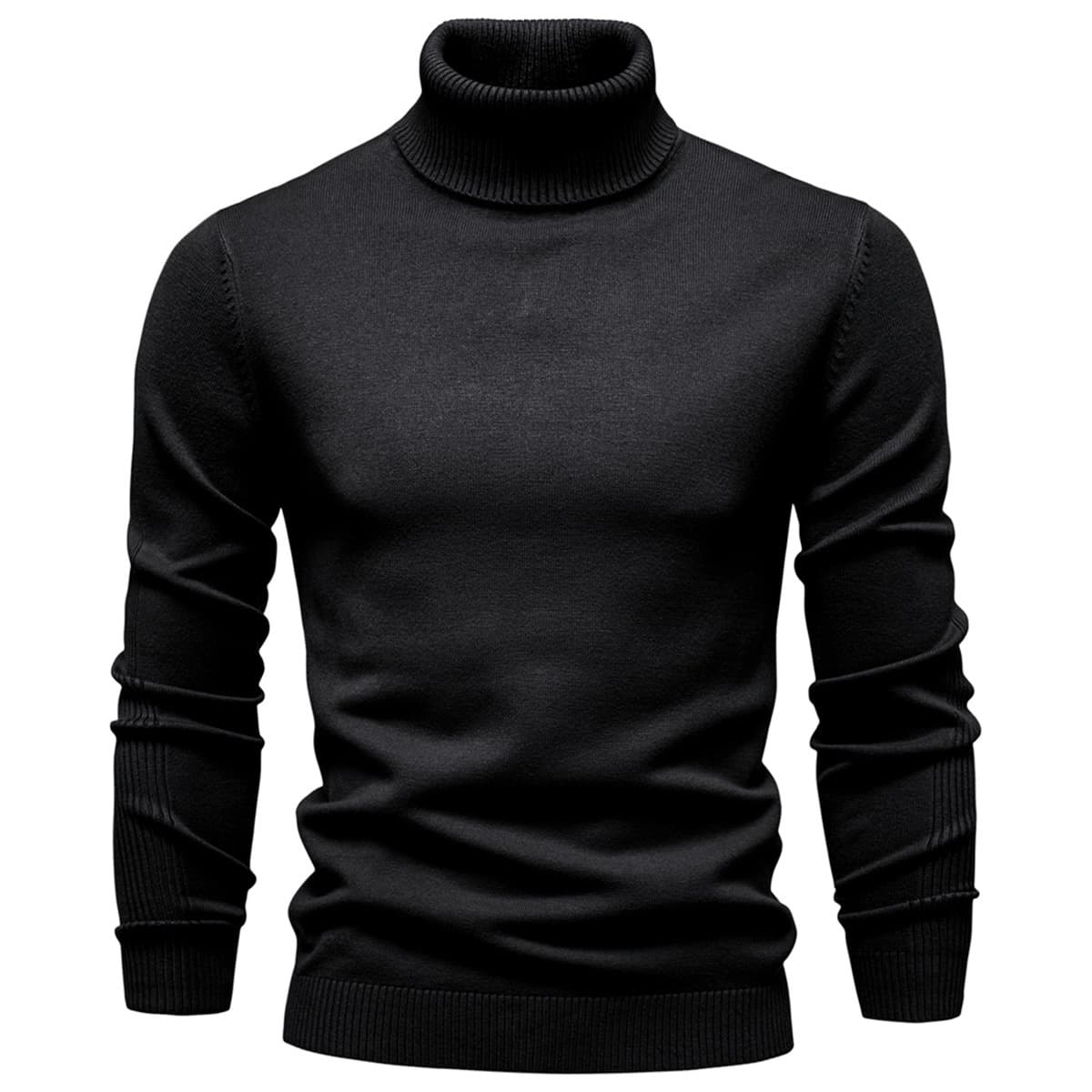 Men’s Long Sleeve Roll Neck Sweater