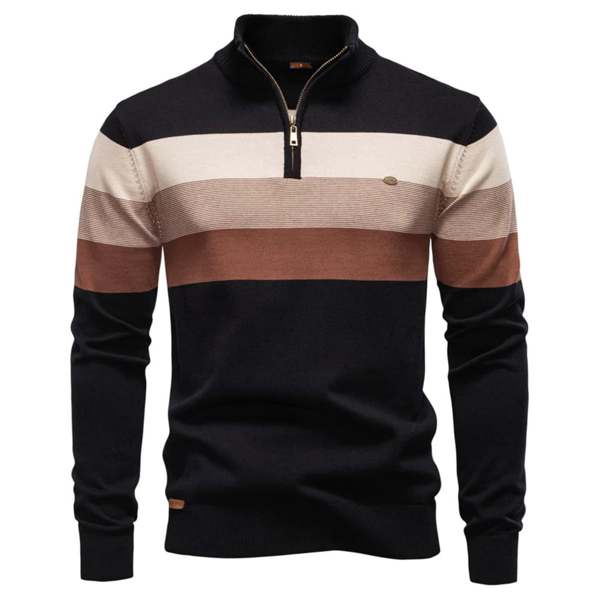 Men’s Casual Half Zip Knit Sweater