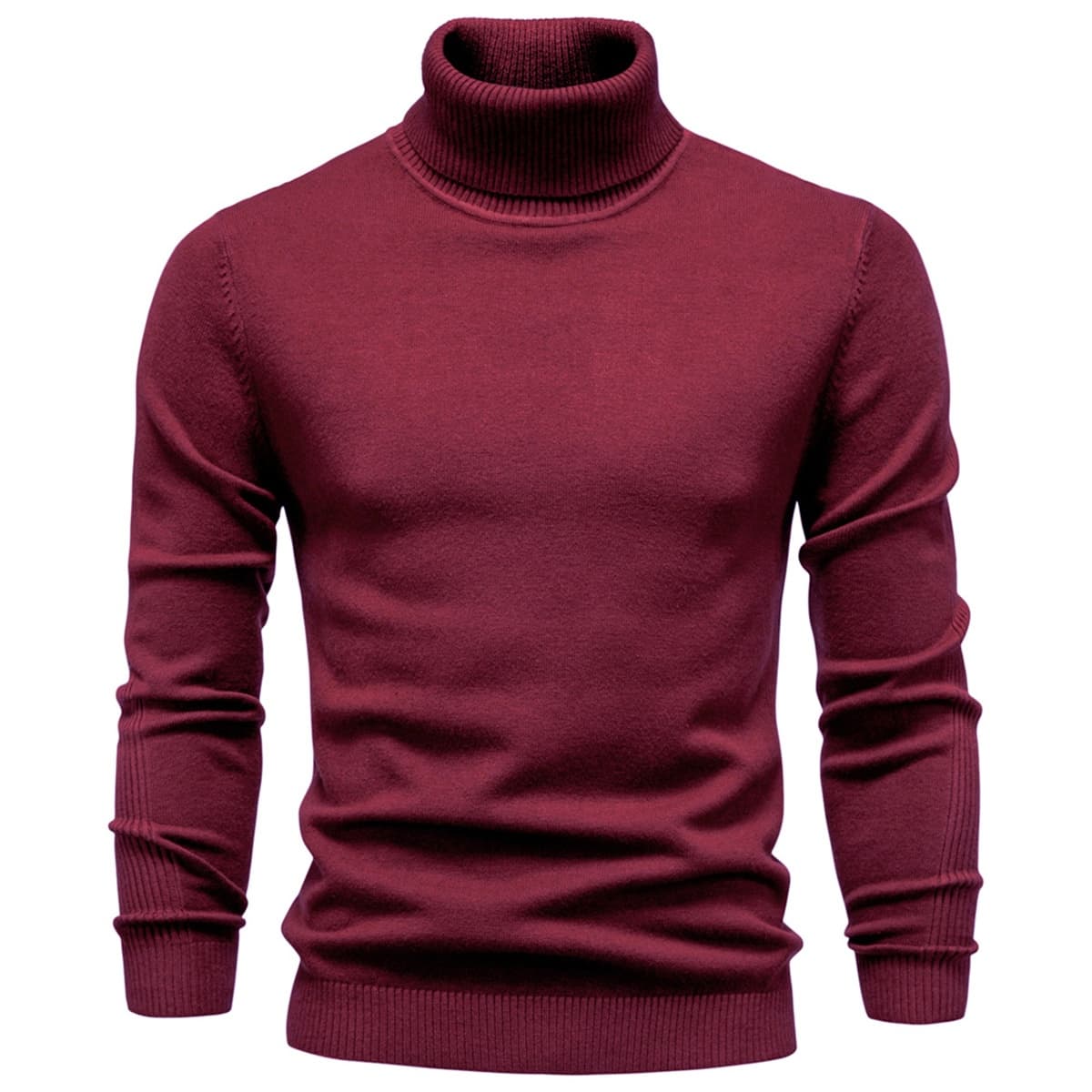 Men’s Long Sleeve Roll Neck Sweater