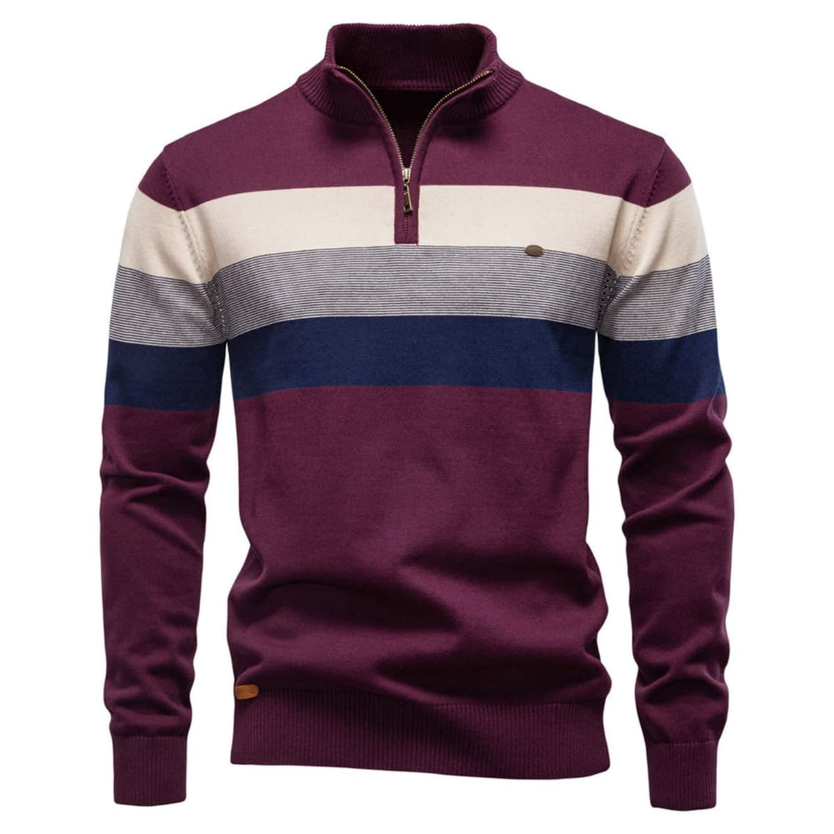 Men’s Casual Half Zip Knit Sweater