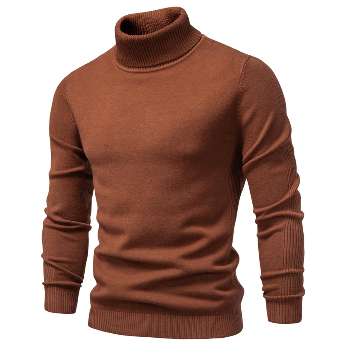 Men’s Long Sleeve Roll Neck Sweater
