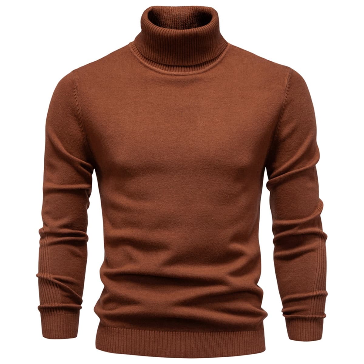 Men’s Long Sleeve Roll Neck Sweater