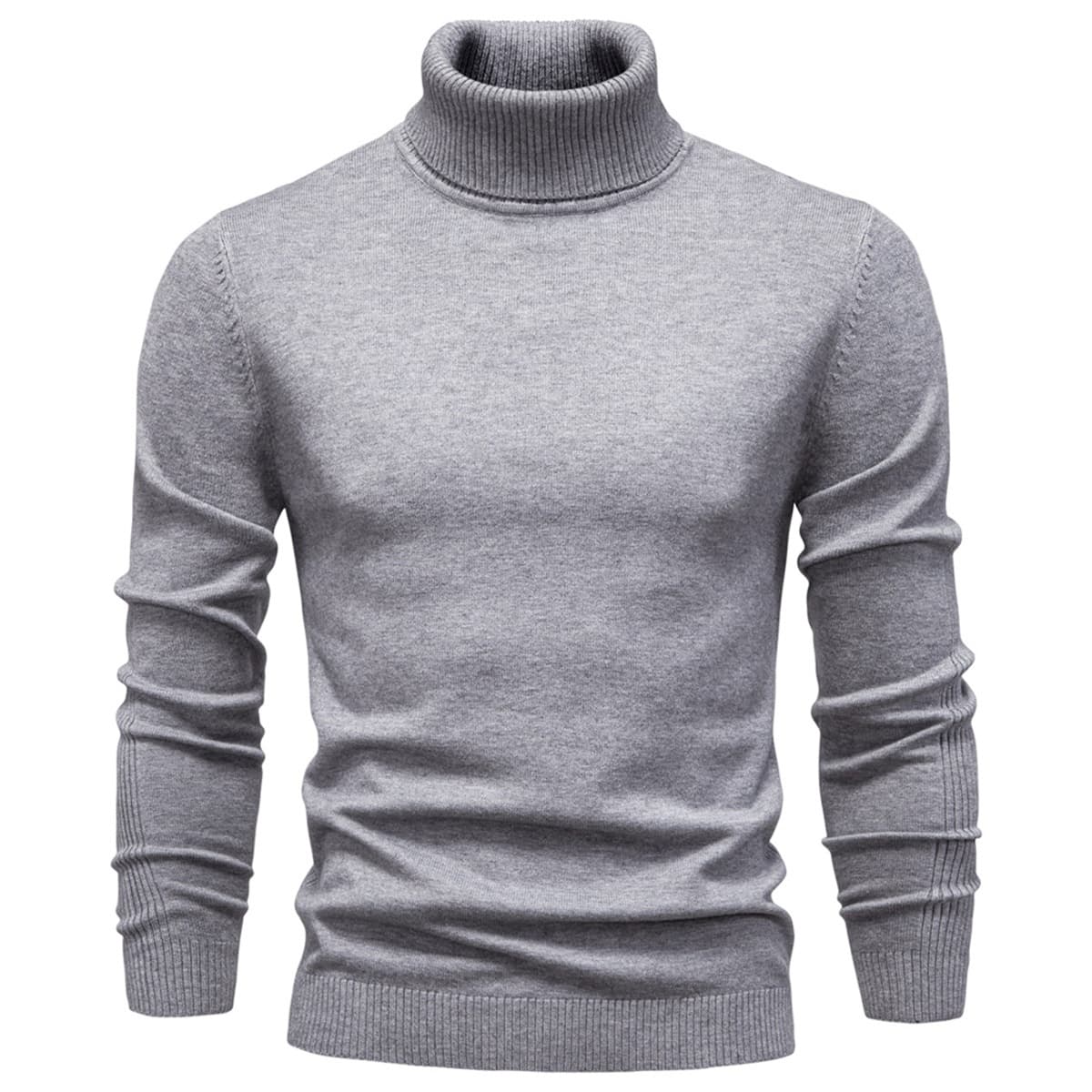 Men’s Long Sleeve Roll Neck Sweater
