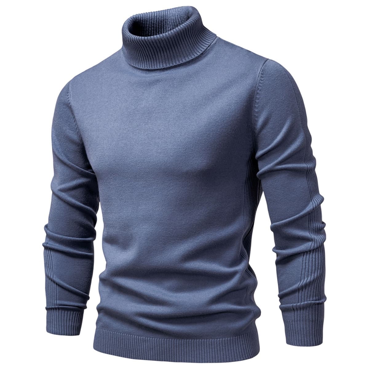 Men’s Long Sleeve Roll Neck Sweater