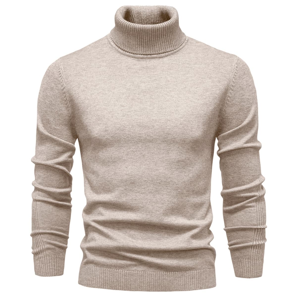 Men’s Long Sleeve Roll Neck Sweater