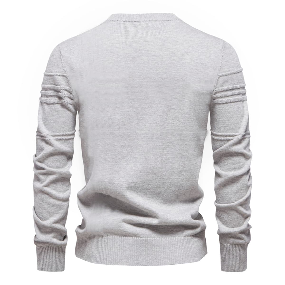 Men’s Casual Cross Stripe Sweater