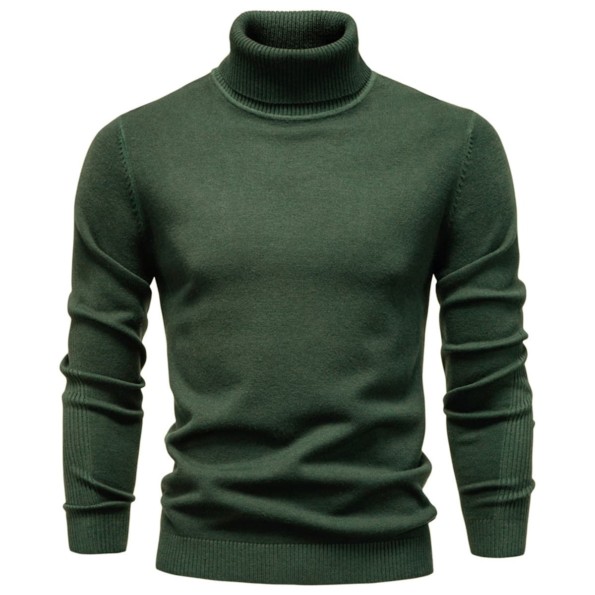 Men’s Long Sleeve Roll Neck Sweater