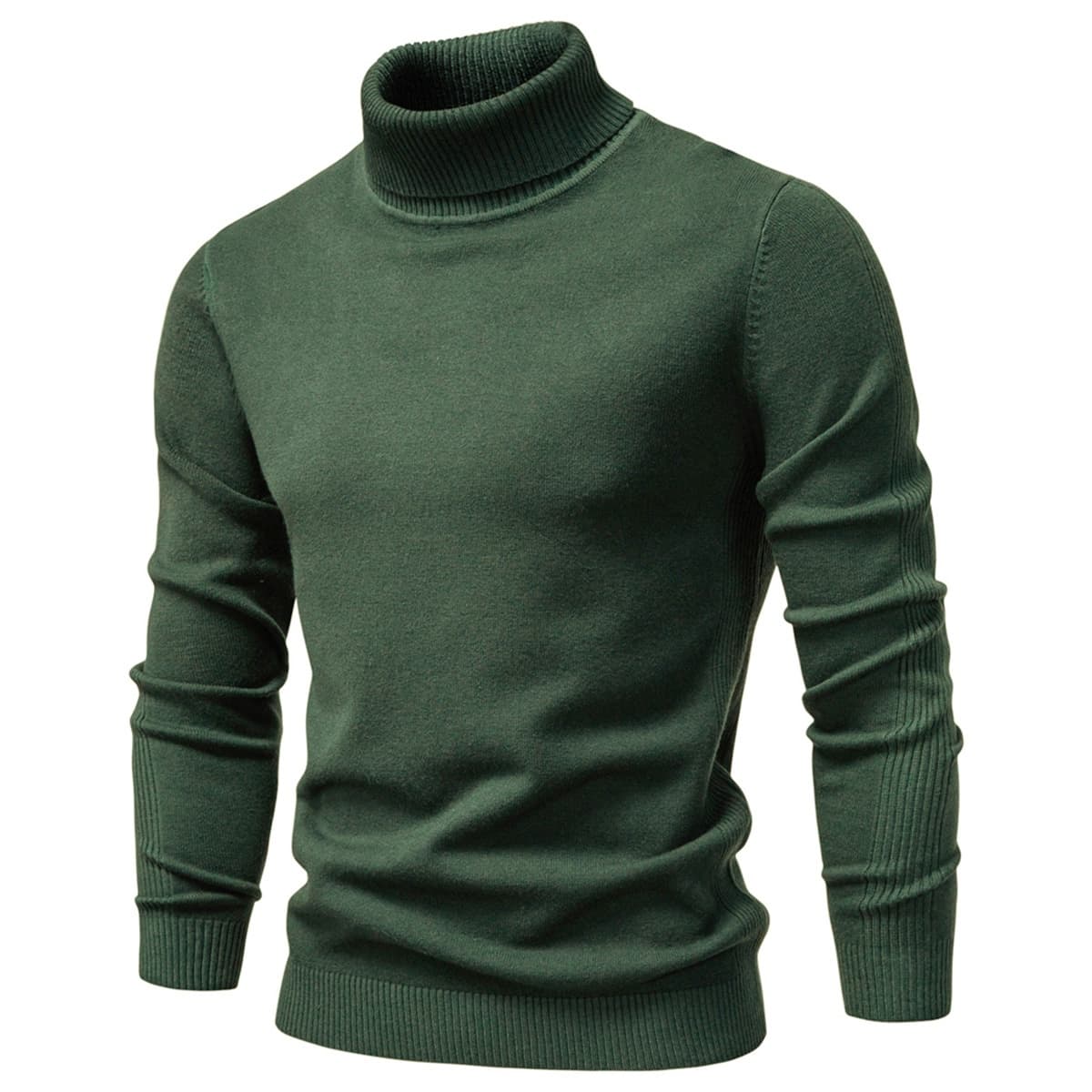 Men’s Long Sleeve Roll Neck Sweater