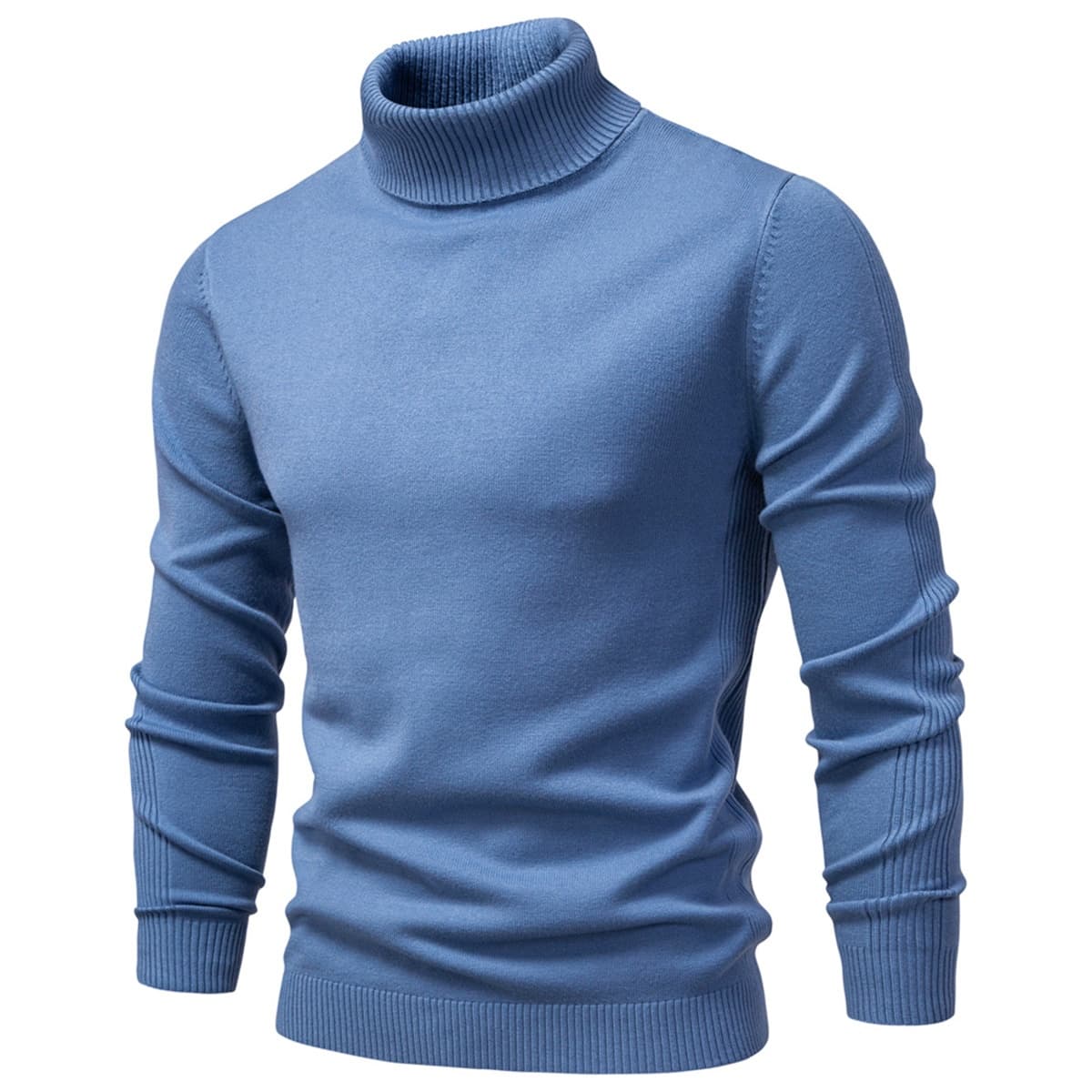 Men’s Long Sleeve Roll Neck Sweater