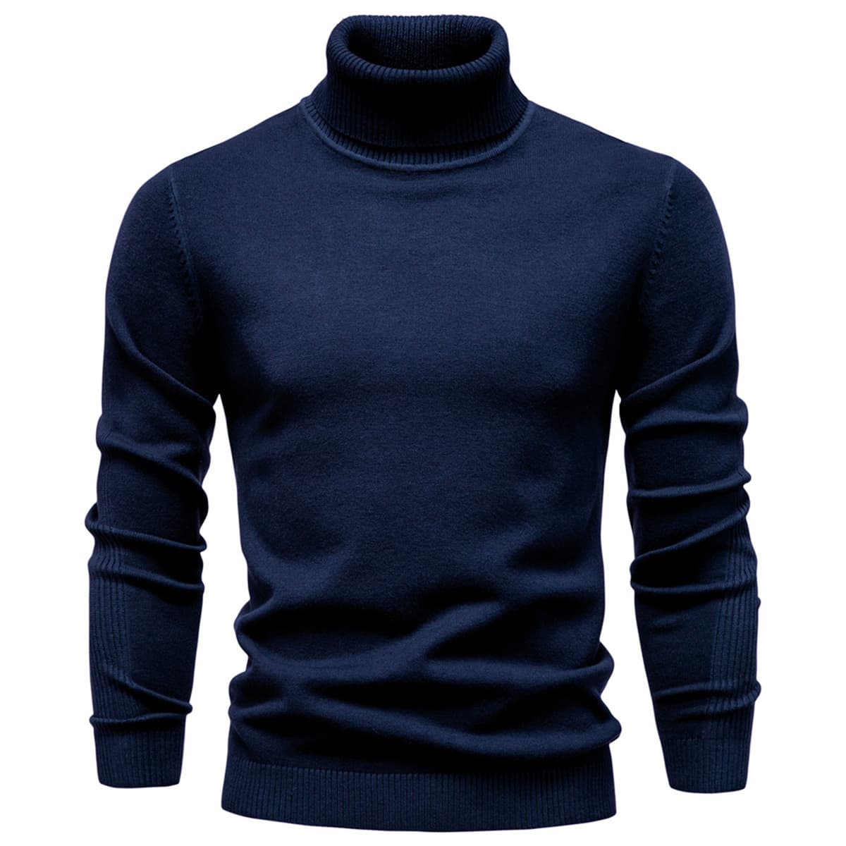 Men’s Long Sleeve Roll Neck Sweater