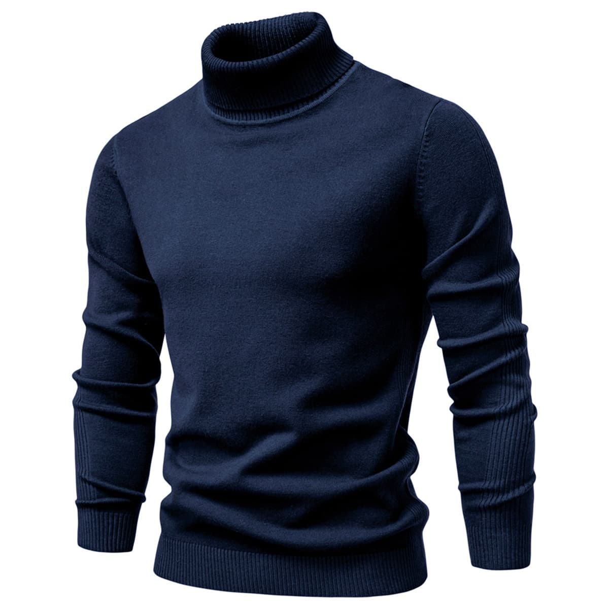 Men’s Long Sleeve Roll Neck Sweater