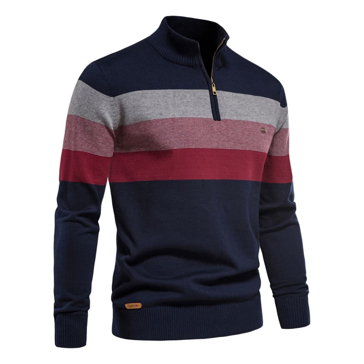 Men’s Casual Half Zip Knit Sweater