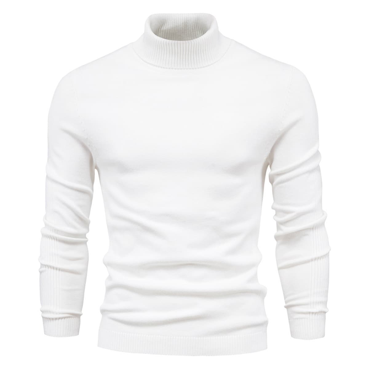 Men’s Long Sleeve Roll Neck Sweater