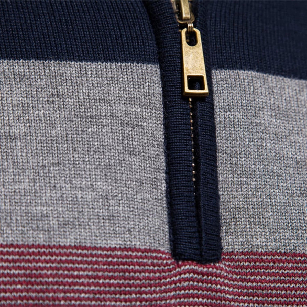 Men’s Casual Half Zip Knit Sweater